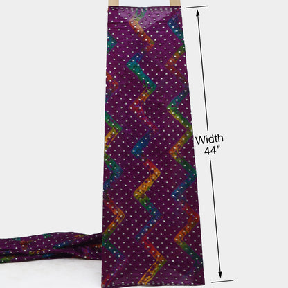 Pure Bandhani Brocade Fabric