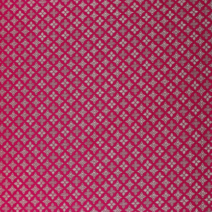 Pink Color Katan Meena Brocade Fabric