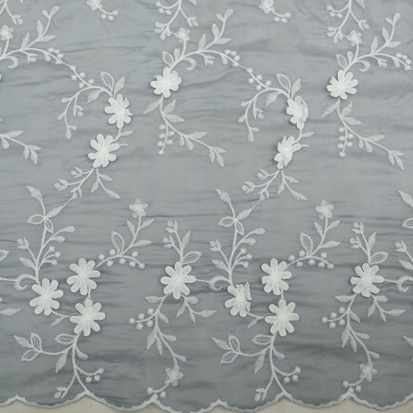 Organza Embroidery Fabric