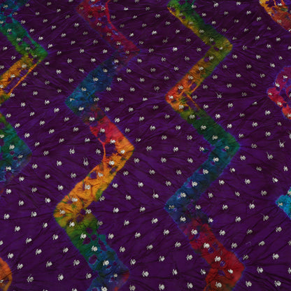 Pure Bandhani Brocade Fabric