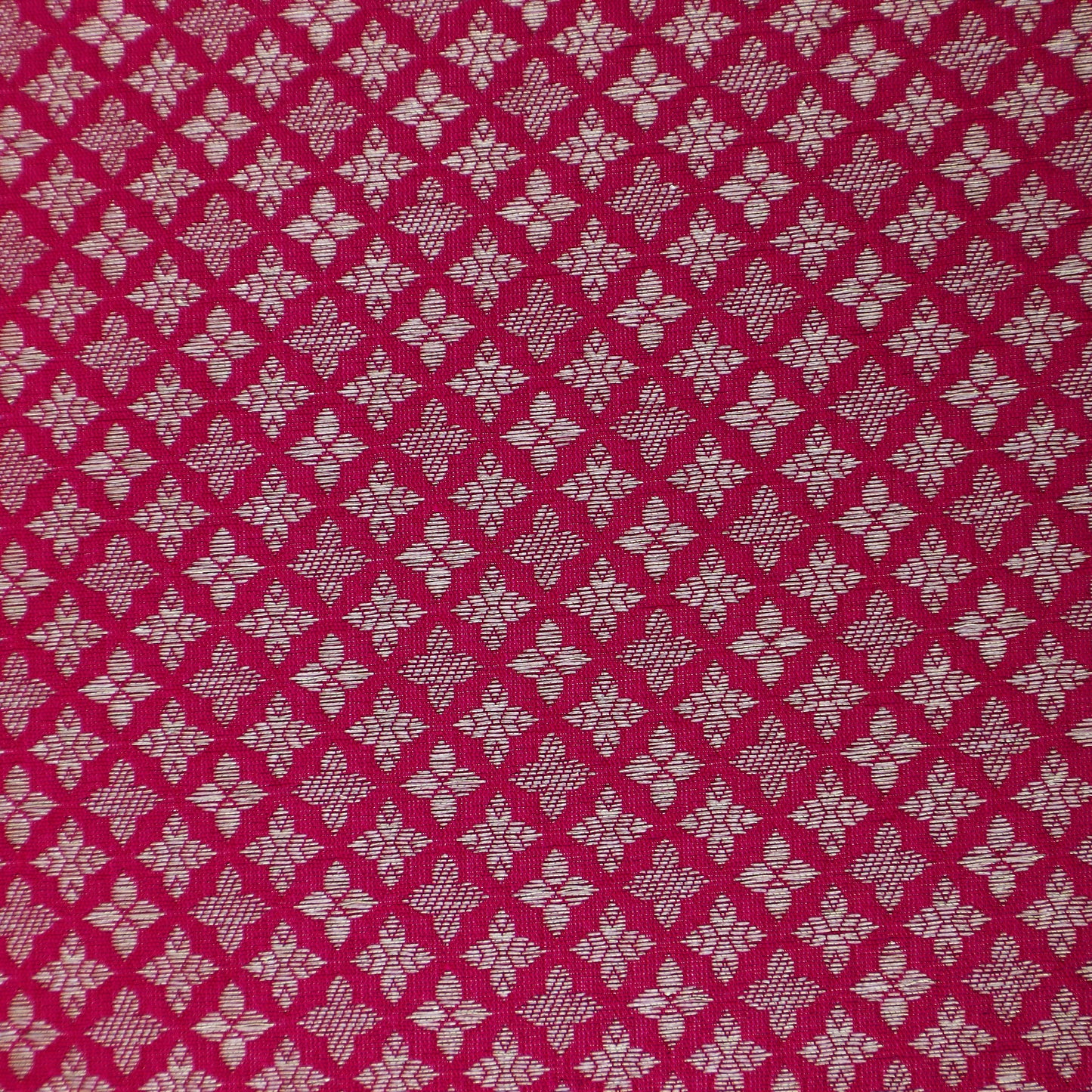 Pink Color Katan Meena Brocade Fabric