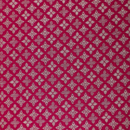 Pink Color Katan Meena Brocade Fabric