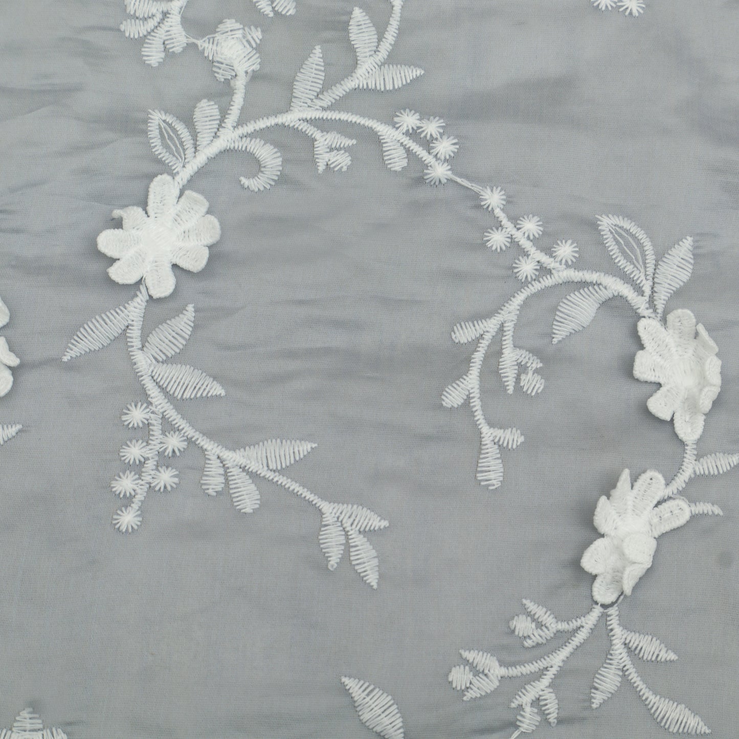 Organza Embroidery Fabric