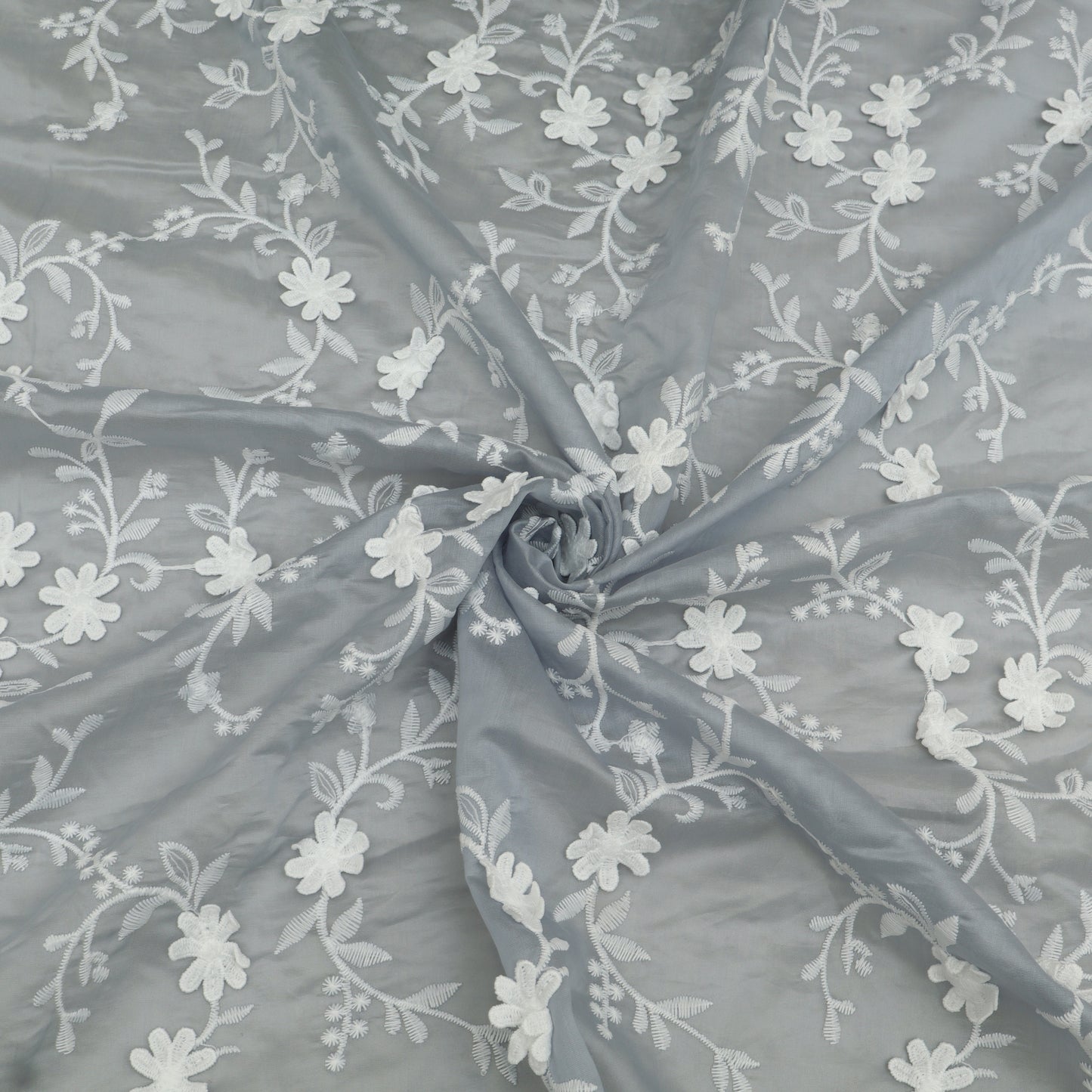 Organza Embroidery Fabric