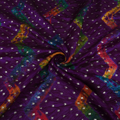 Pure Bandhani Brocade Fabric