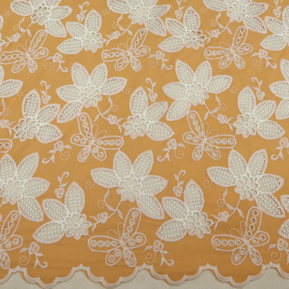 Crepe Embroidery Fabric