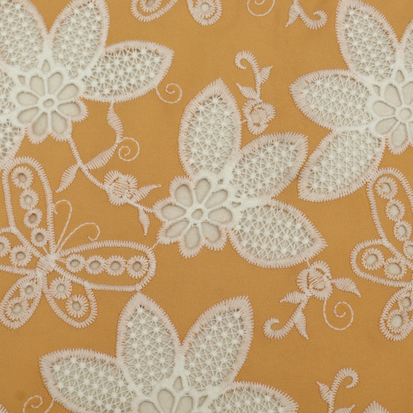 Crepe Embroidery Fabric