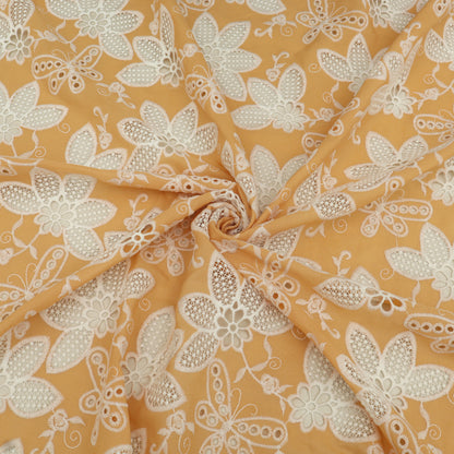 Crepe Embroidery Fabric