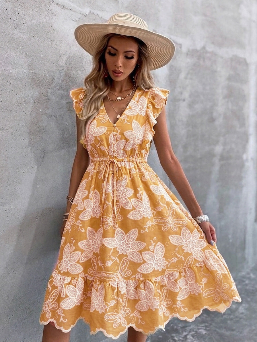 Crepe Embroidery Fabric