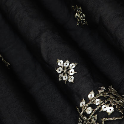 Georgette Sequins Embroidery Fabric