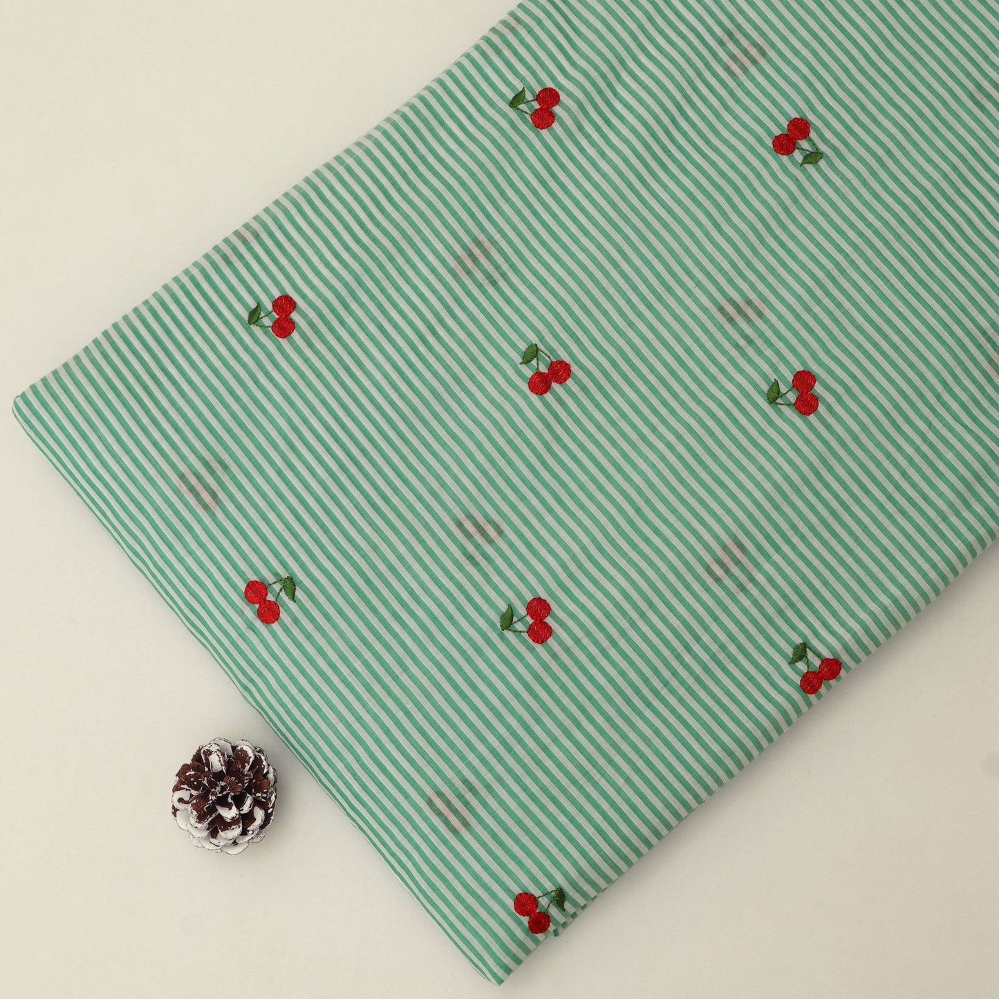 Cotton Print Embroidery Fabric
