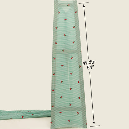Cotton Print Embroidery Fabric