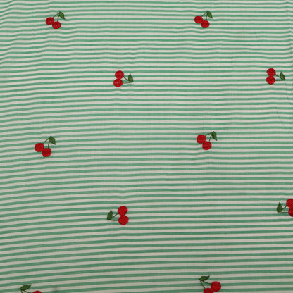 Cotton Print Embroidery Fabric