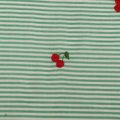 Cotton Print Embroidery Fabric