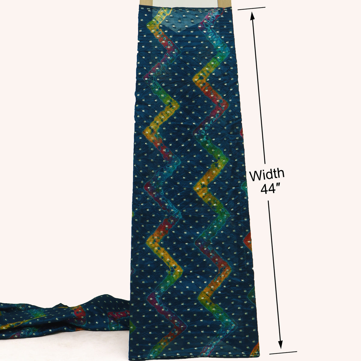 Pure Bandhani Brocade Fabric