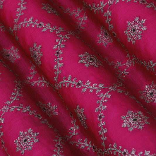 Rani Color Katan Meena Brocade Fabric