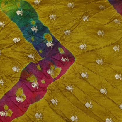 Pure Bandhani Brocade Fabric