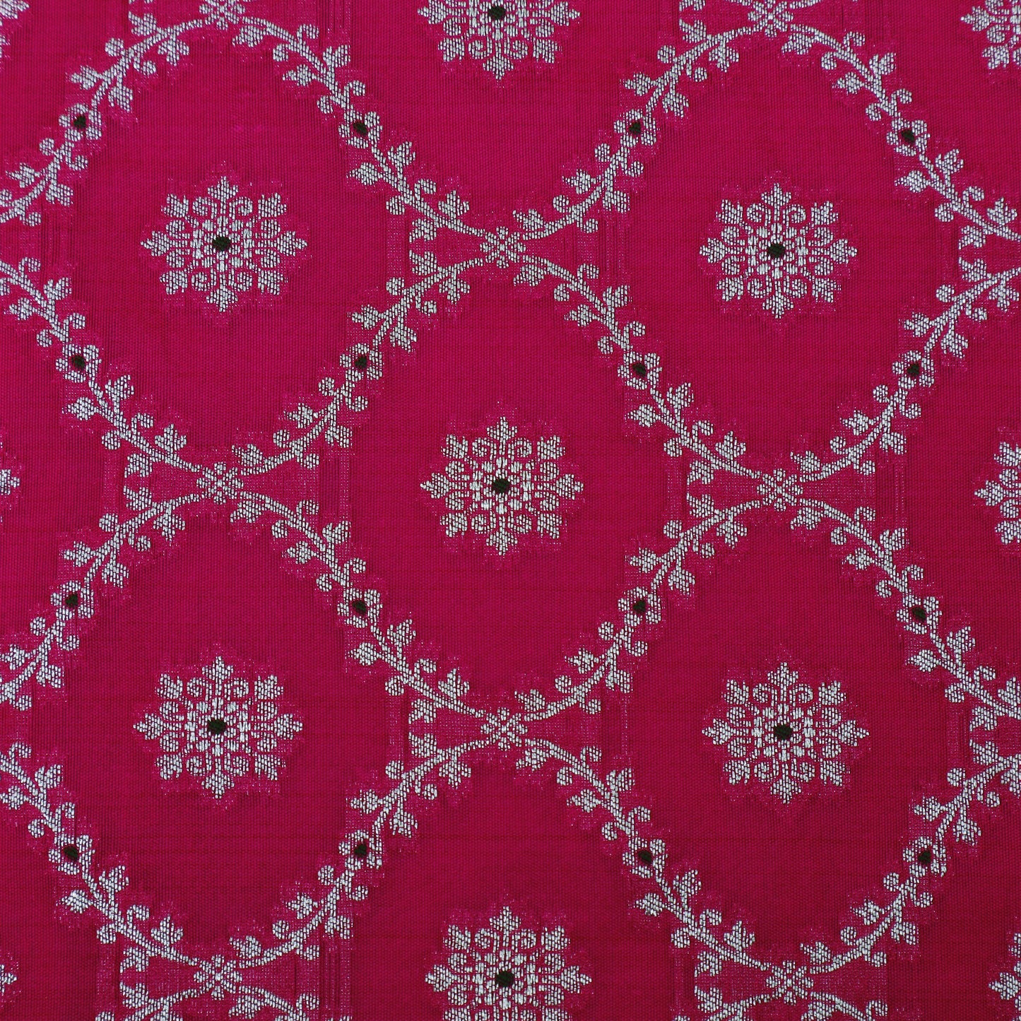 Rani Color Katan Meena Brocade Fabric