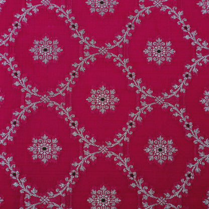 Rani Color Katan Meena Brocade Fabric