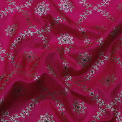 Rani Color Katan Meena Brocade Fabric