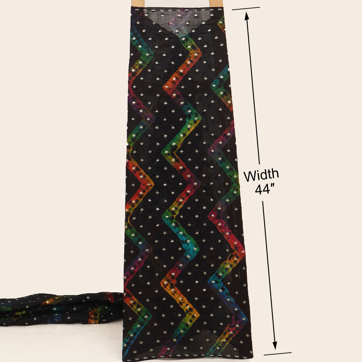 Pure Bandhani Brocade Fabric