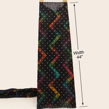 Pure Bandhani Brocade Fabric