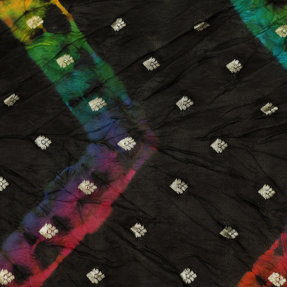 Pure Bandhani Brocade Fabric