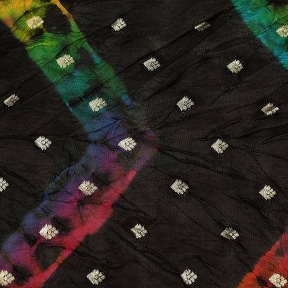 Pure Bandhani Brocade Fabric