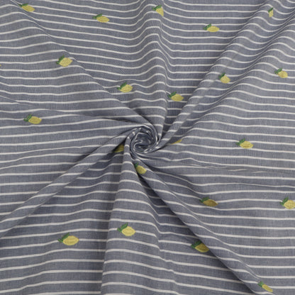 Cotton Print Embroidery Fabric