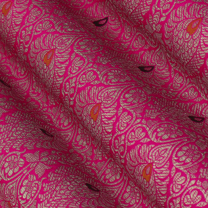 Rani Color Katan Meena Brocade Fabric