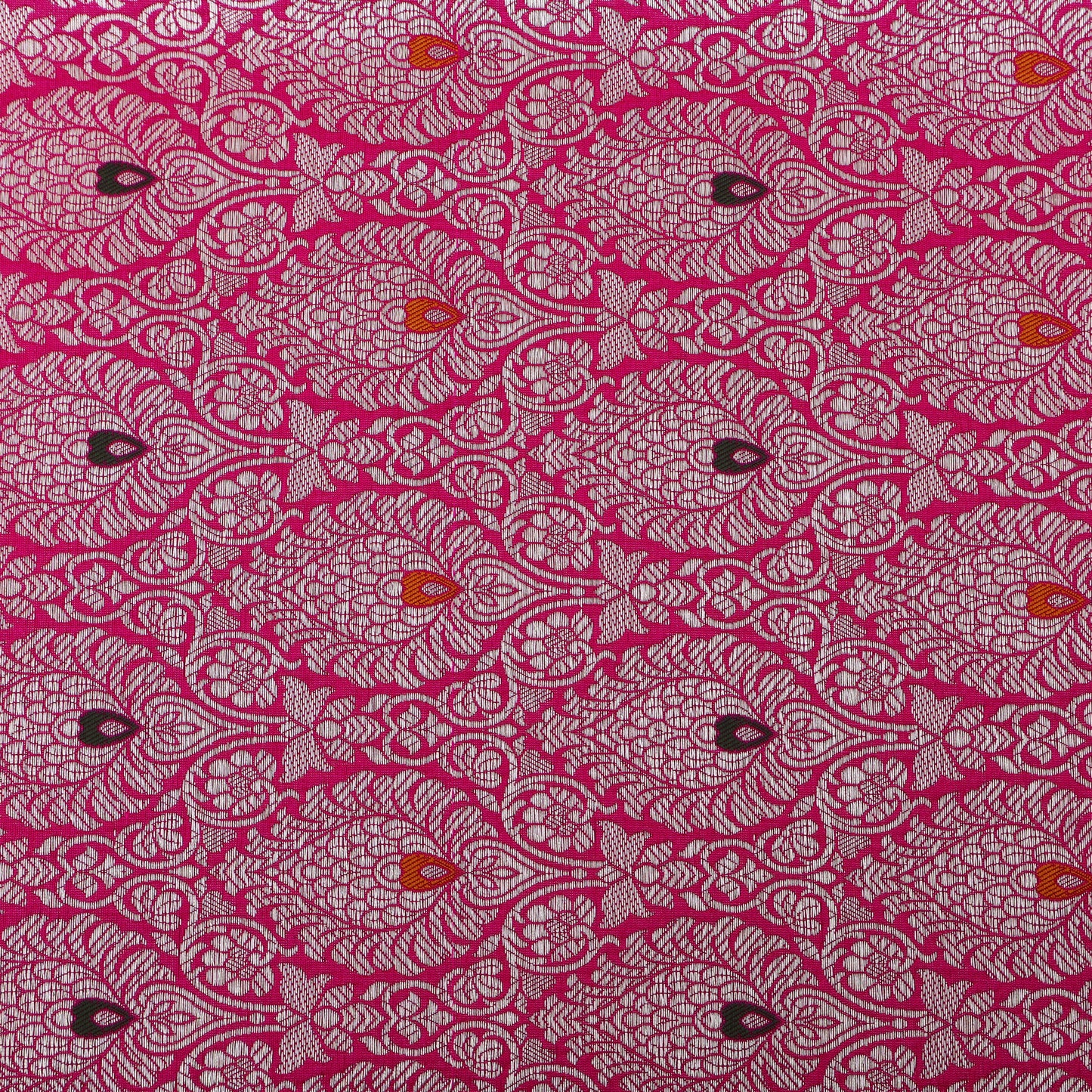 Rani Color Katan Meena Brocade Fabric