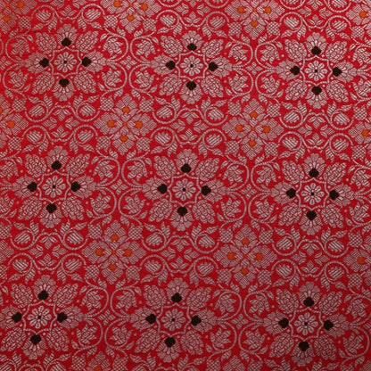 Pink Color Brocade Fabric