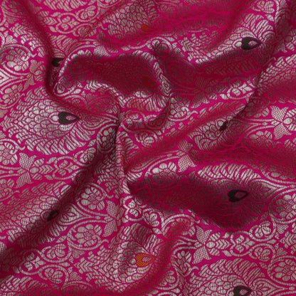 Rani Color Katan Meena Brocade Fabric