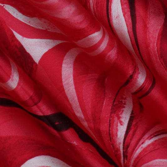 Multi-Color Modal Satin Hydra Print Fabric