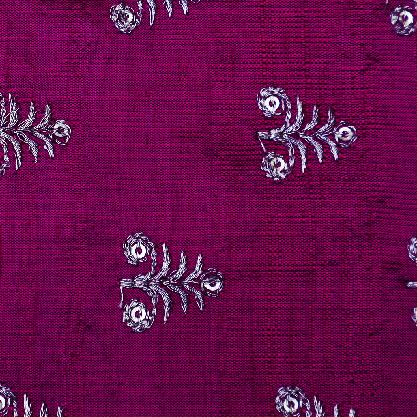 Raw Silk Embroidery Fabric