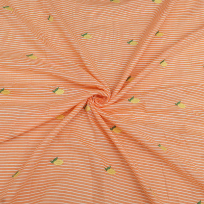 Cotton Print Embroidery Fabric