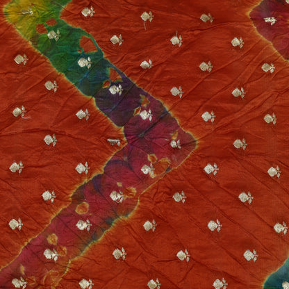 Pure Bandhani Brocade Fabric