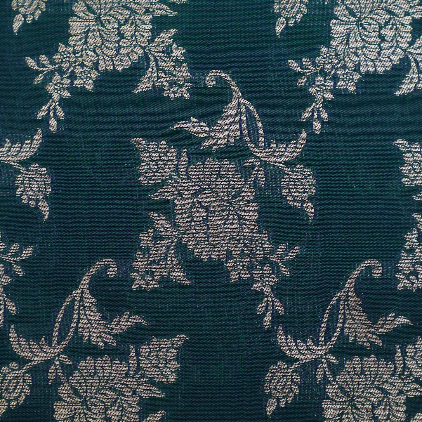 Green Color Brocade Fabric