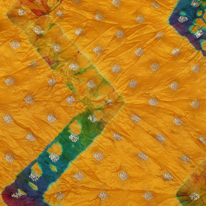 Pure Bandhani Brocade Fabric