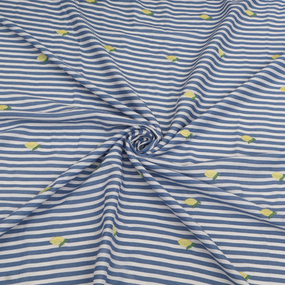Cotton Print Embroidery Fabric