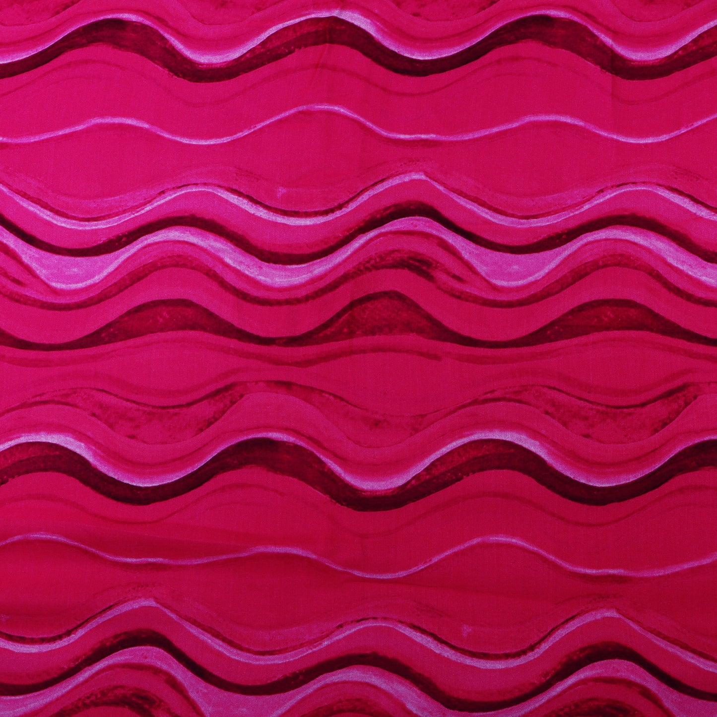 Pink Color Modal Satin Hydra Print Fabric