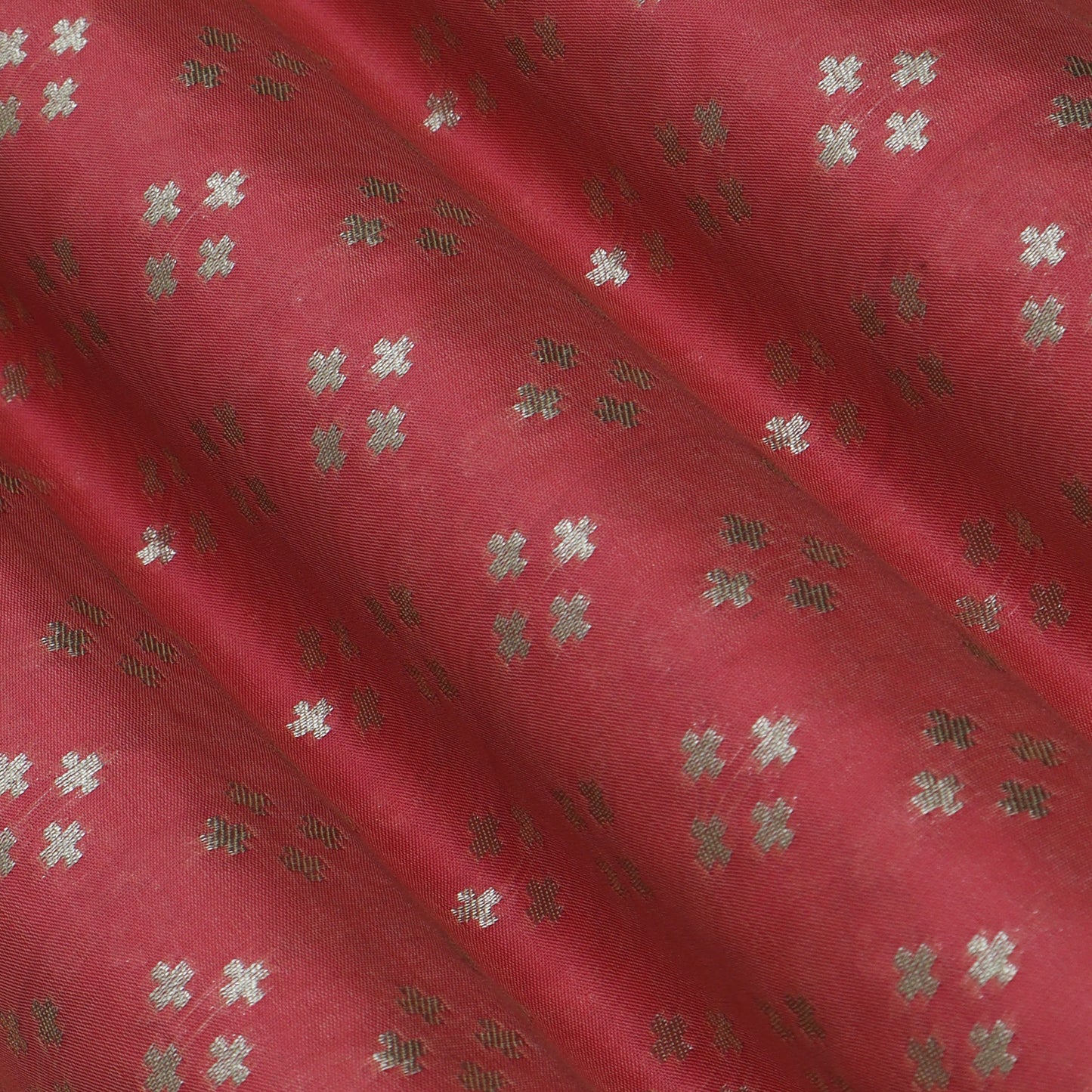 Pink Color Brocade Fabric