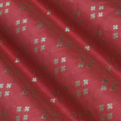 Pink Color Brocade Fabric