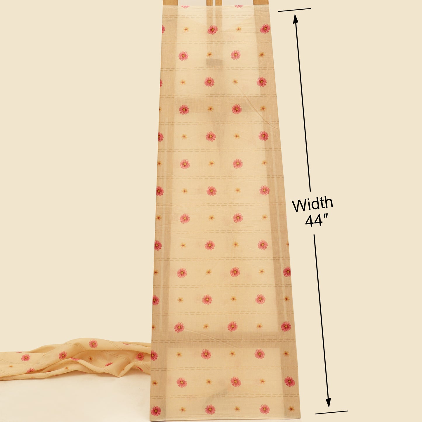 Mul Chanderi Digital Print Fabric