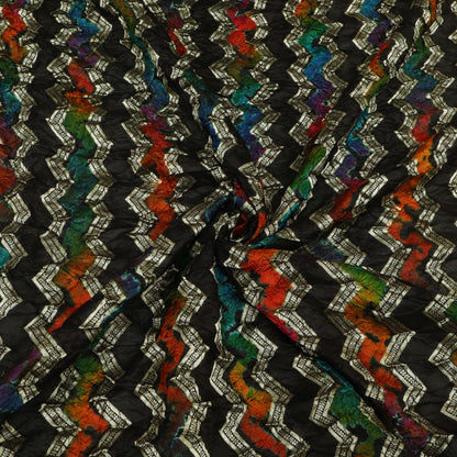Pure Bandhani Brocade Fabric