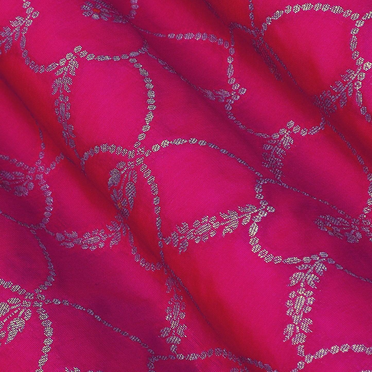 Rani Color Katan Meena Brocade Fabric