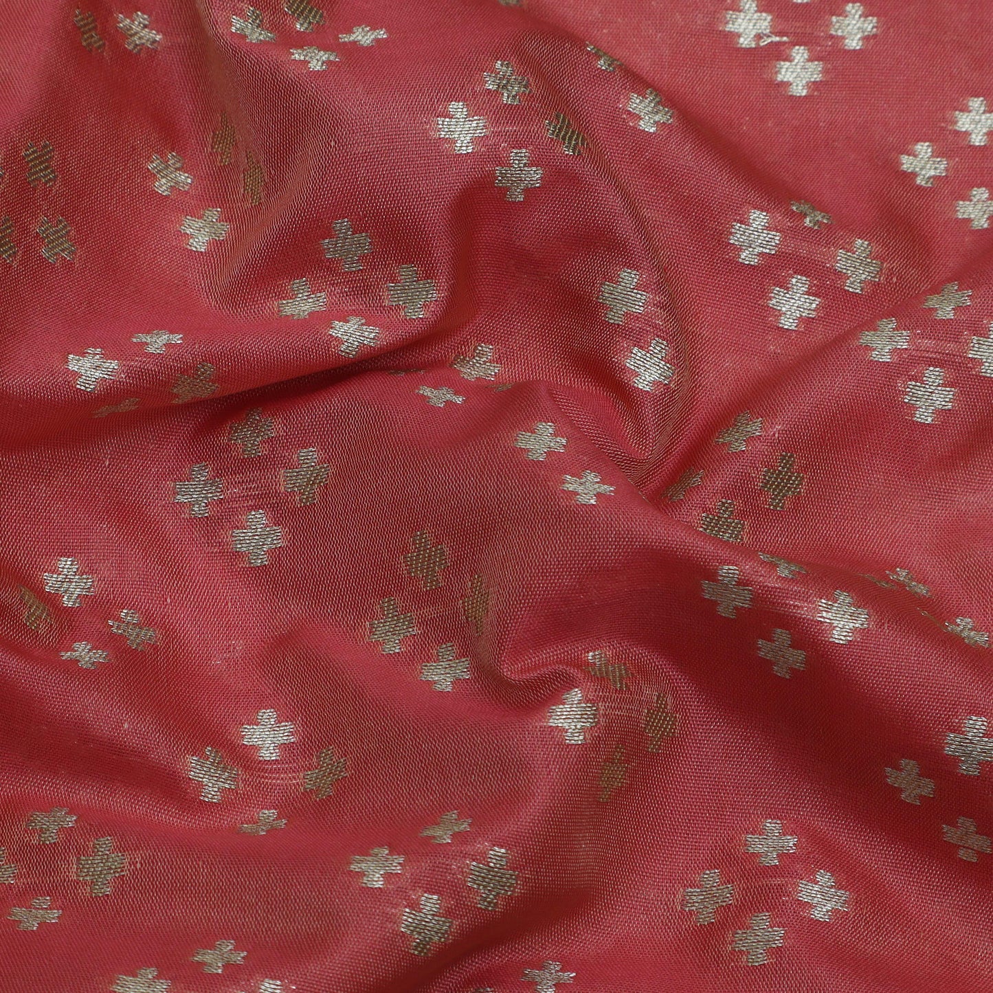 Pink Color Brocade Fabric