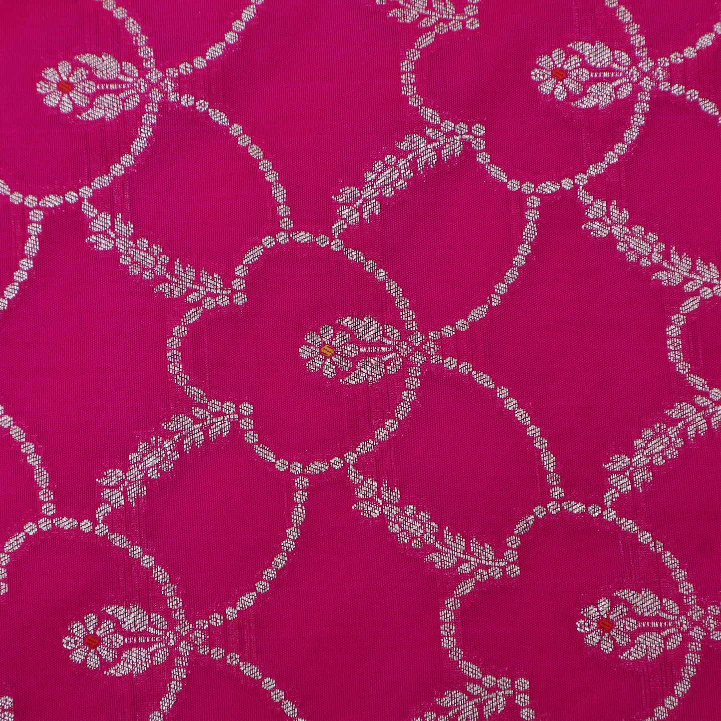 Rani Color Katan Meena Brocade Fabric