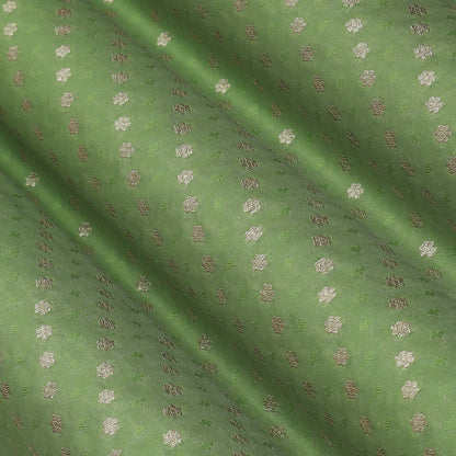 Pista Green Color Brocade Fabric