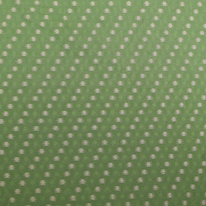 Pista Green Color Brocade Fabric